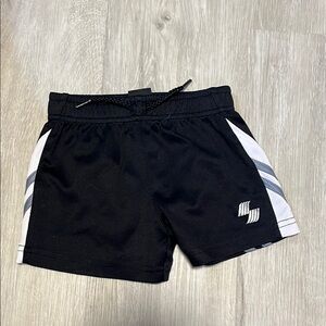 Black and White Athletic Shorts